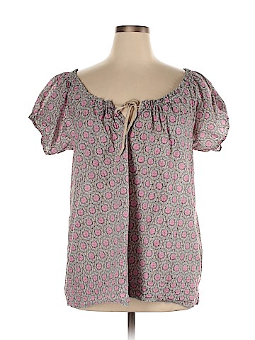 Liz Claiborne Short Sleeve Blouse (view 1)
