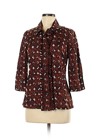 Plenty By Tracy Reese 3/4 Sleeve Silk Top (view 1)