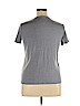 Croft & Barrow Plus Gray Short Sleeve T-Shirt Size XL - photo 2