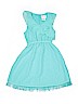Blush by Us Angels 100% Polyester Blue Dress Size 8 - photo 1