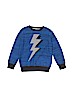 Gymboree 100% Cotton Graphic Blue Pullover Sweater Size 5 - 6 - photo 1