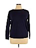 Spense Blue Long Sleeve Top Size XL - photo 1