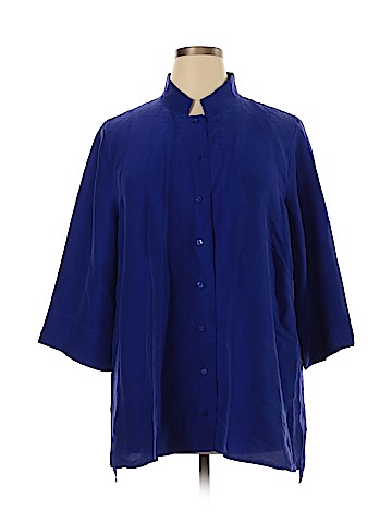 Eileen Fisher Long Sleeve Button-Down Shirt (view 1)