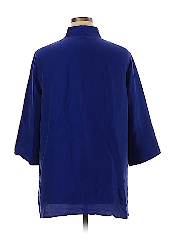 Eileen Fisher Long Sleeve Button-Down Shirt (view 2)