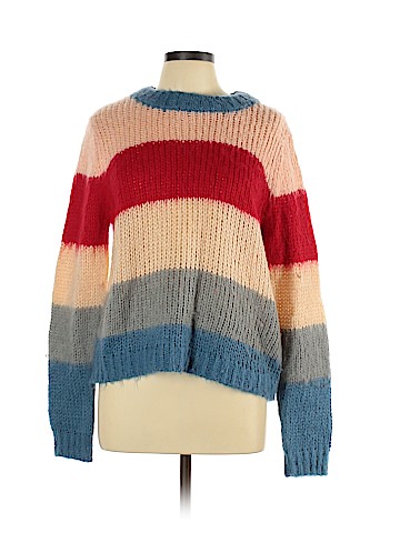 Aqua Pullover Sweater (view 1)