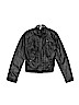 SO Black Faux Leather Jacket Size 10 - 12 - photo 1