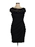 Cache 100% Polyester Black Cocktail Dress Size 14 - photo 1