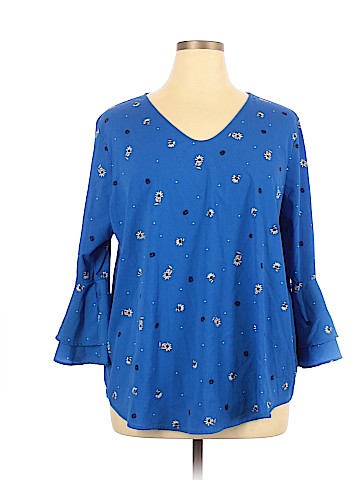 Liz Claiborne Career Long Sleeve Blouse (view 1)