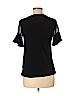 Topshop Black Short Sleeve Top Size 6 - photo 2