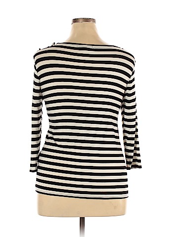 Dana Buchman Long Sleeve Top (view 2)