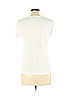 Zara 100% Viscose White Short Sleeve T-Shirt Size L - photo 2
