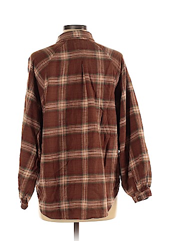 American Eagle Outfitters Long Sleeve Button-Down Shirt (view 2)