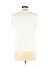 Zara 100% Viscose White Short Sleeve T-Shirt Size L - photo 2