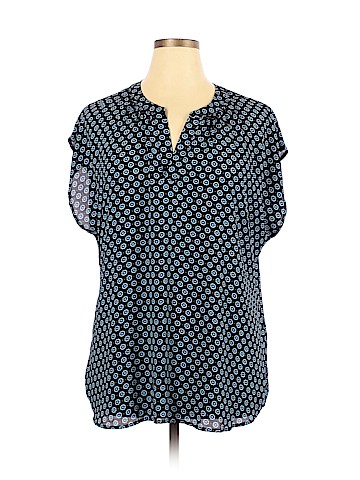 Roz & Ali Short Sleeve Blouse (view 1)
