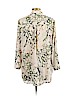 Mossimo 100% Polyester Ivory 3/4 Sleeve Blouse Size L - photo 2