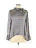 Zara Blue Long Sleeve Blouse Size L - photo 1