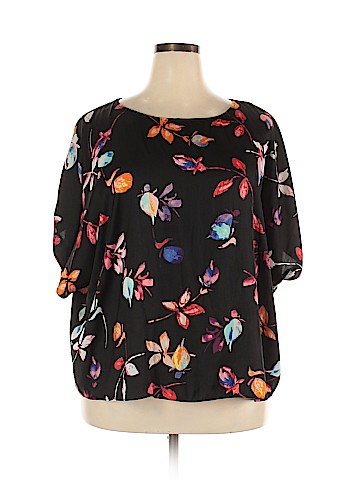 JLo by Jennifer Lopez Short Sleeve Blouse (view 1)