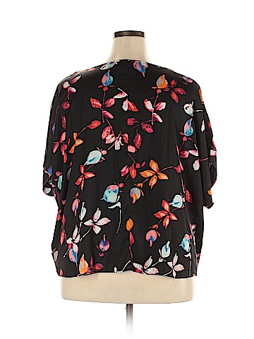 JLo by Jennifer Lopez Short Sleeve Blouse (view 2)