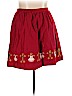 Fervour 100% Cotton Red Casual Skirt Size 3X - photo 2