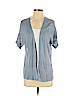 Ann Taylor LOFT Outlet 100% Cotton Blue Cardigan Size M (petite) - photo 1