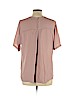 Lulu's 100% Polyester Pink Short Sleeve Blouse Size L - photo 2