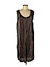 H&M 100% Polyester Brown Casual Dress Size M - photo 1