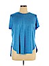 Danskin Now 100% Polyester Blue Active T-Shirt Size XL - photo 1
