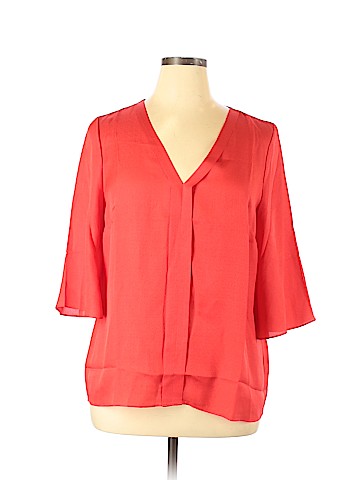 J.Crew 365 3/4 Sleeve Silk Top (view 1)