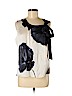 Elie Tahari 100% Silk Ivory Sleeveless Silk Top Size M - photo 1