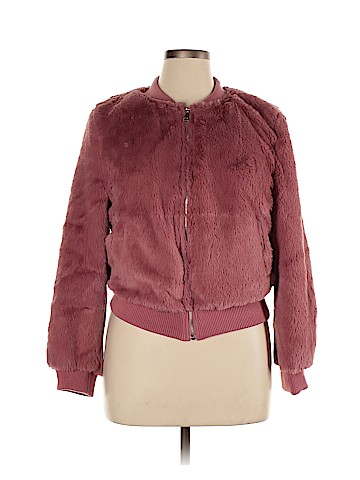 Love Tree Faux Fur Jacket (view 1)