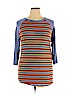 Lularoe Blue 3/4 Sleeve T-Shirt Size XL - photo 1