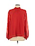 Zara 100% Polyester Orange Long Sleeve Blouse Size M - photo 1