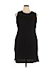 Talbots 100% Cotton Black Casual Dress Size XL (petite) - photo 1