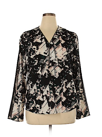 Calvin Klein Long Sleeve Blouse (view 1)