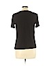 Zara 100% Viscose Black Short Sleeve T-Shirt Size L - photo 2