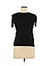 Zara 100% Viscose Black Short Sleeve T-Shirt Size M - photo 1