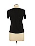 Zara 100% Viscose Black Short Sleeve T-Shirt Size M - photo 2
