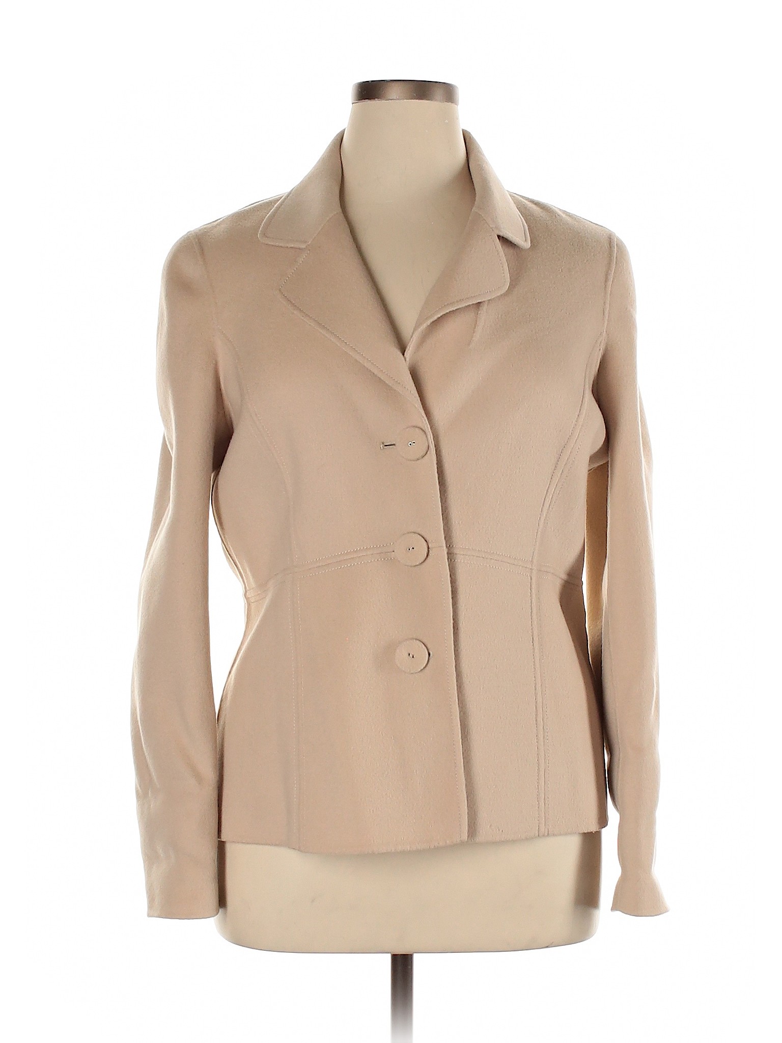 Dana Buchman Women Brown Wool Coat 16 | eBay