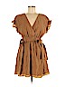 Zara 100% Polyester Tan Casual Dress Size M - photo 1