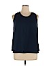 Japna 100% Polyester Blue Sleeveless Blouse Size XL - photo 1