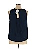 Japna 100% Polyester Blue Sleeveless Blouse Size XL - photo 2