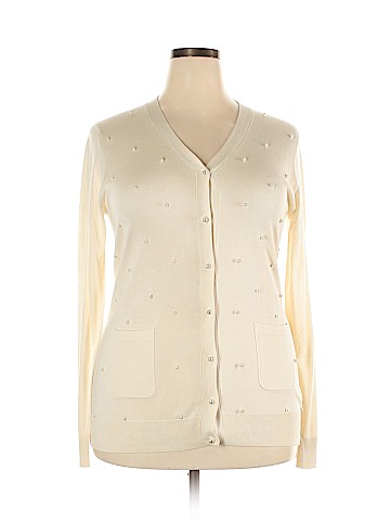 Kay Unger Silk Cardigan (view 1)