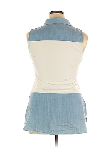 Skinny Shirt Sleeveless Blouse (view 2)