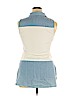 Skinny Shirt Blue Sleeveless Blouse Size XL - photo 2