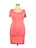 Doublju Pink Casual Dress Size 2X - photo 1