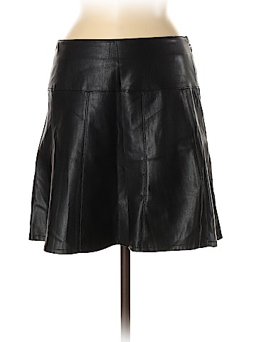 Ann Taylor Faux Leather Skirt (view 1)