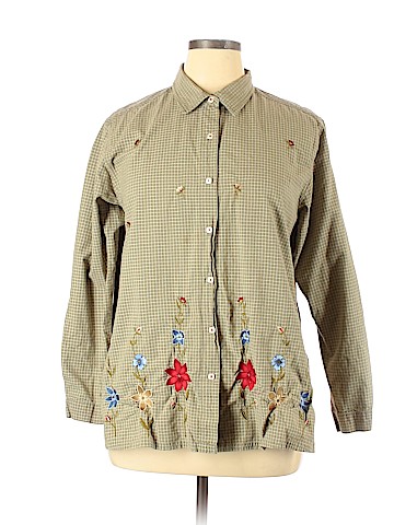 Bobbie Brooks Long Sleeve Button-Down Shirt (view 1)