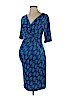 A Pea in the Pod Blue Casual Dress Size S - photo 1