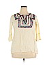 MAX 100% Rayon Ivory Long Sleeve Blouse Size XXL - photo 1
