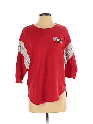 Victoria's Secret Pink 3/4 Sleeve T-Shirt (view 1)